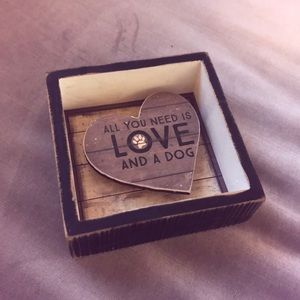 5 for $25 🛍 All you need is love and a dog sign